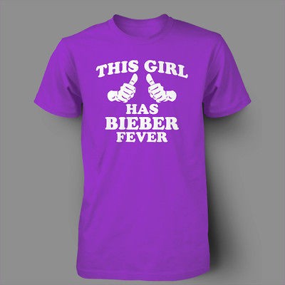 JUSTIN Bieber Fever Funny THIS GIRL CONCERT POP NEW BEIBER Mens T 