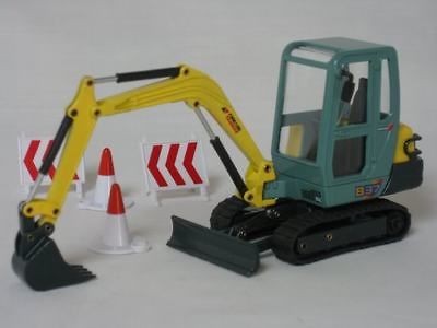 Joal 132 Diecast Ammann Yanmar B37 Mini Excavator MIB