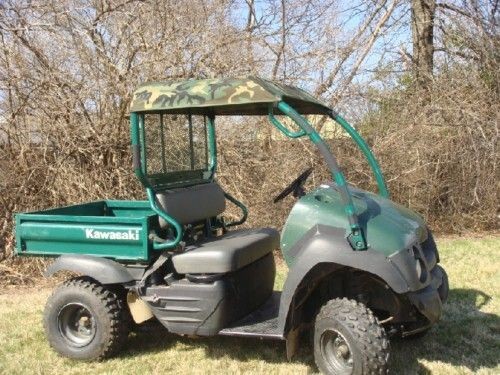 kawasaki mule 610 summer top black  left