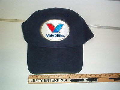 VALVOLINE EAGLE ONE EMBROIDERED BLACK CAP ADJUSTABLE METAL CLIP