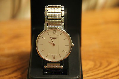 Longines EFC World Service men swiss made very thin and slim watch