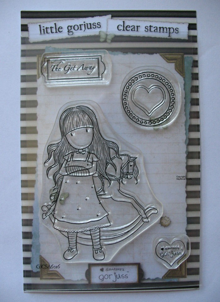 Santoros Gorjuss Clear Stamp set of stamps The Get Away Girl 