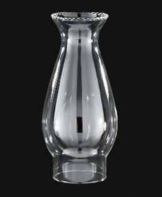 NEW KEROSENE OIL CLEAR PEARL LOTUS LAMP CHIMNEY 2 1/2 X 7 1/2 