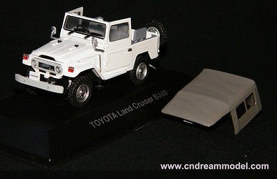 43 EBBRO Toyota Land Cruiser BJ40 Die Cast Model White Hot sale