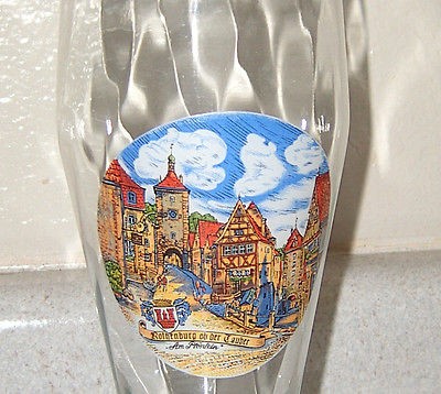 Bockling Brand Beer Glass with Picture of Germany