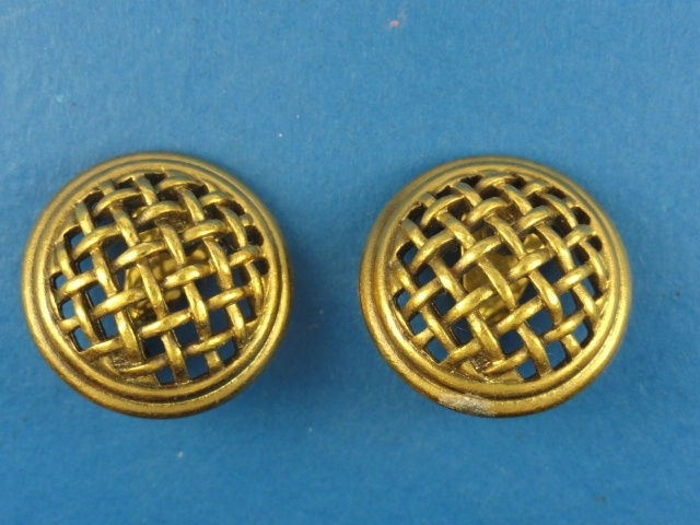 vintage ysl yves saint laurent earrings weave pattern time left