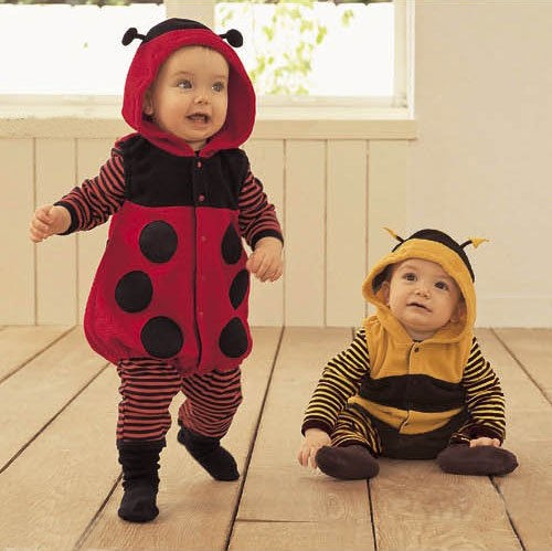 Cartoon Baby Fleece LADYBIRD BEE Cosplay Costume Fancy Dress Romper 0 