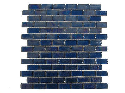   Iridescent Subway Mosaic Glass Tile / 11 sq ft / Kitchen Backsplash B