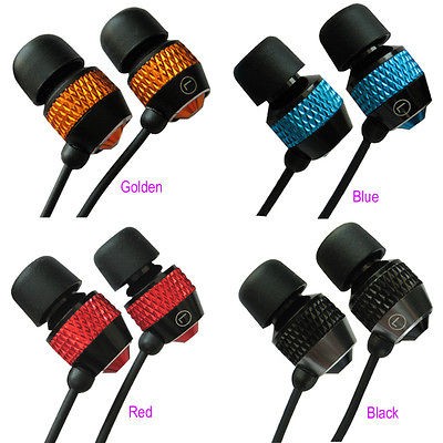   NEW 3.5MM Metal IN EAR Headphone Earphone Earbuds Headset for  MP4