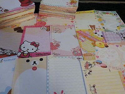   San X Crux Kamio Rilakkuma Sanrio Sample Large Memo Sheets (10pcs