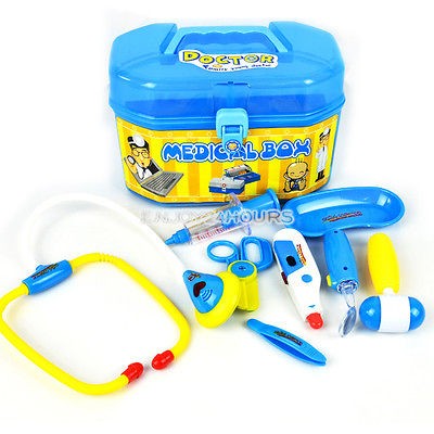 kids 8 piece simulation medical kit doctor role play set