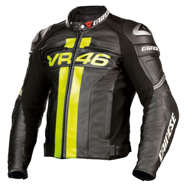   VR46 Valentino Rossi Pelle Leather Racing Jacket Euro 58 US 48 NEW