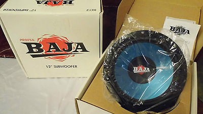 PROFILE BAJA 12 SUBWOOFER SPEAKER NIB # BX12 250 WATTS POWER 