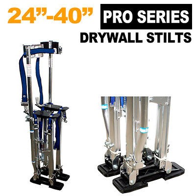 New 24 40 Inch Aluminum Drywall Stilts Tool Stilt For Painting Painter 