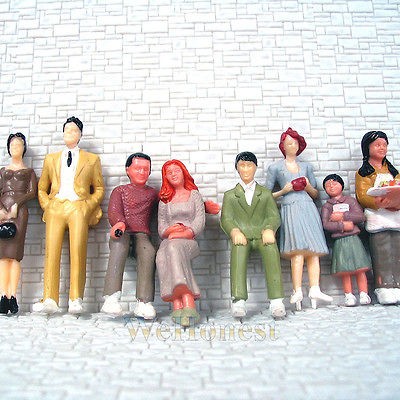 80 pcs g scale 1 30 painted figures people passenger