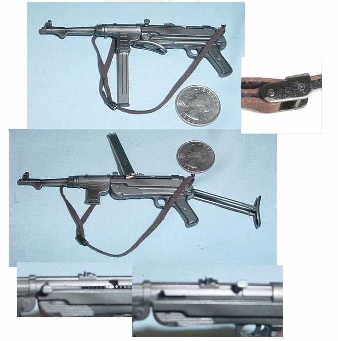 miniature 1 6th scale german mp 40 machine gun time