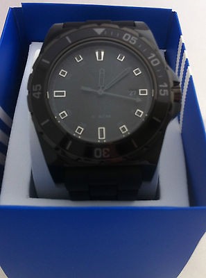 adidas watch stockholm black silicone adh2669 bnib