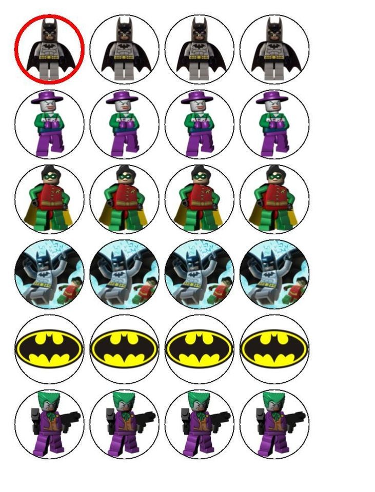 24 lego batman fariy cake cupcake toppers location united kingdom