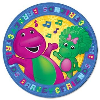 Barney & Friends Birthday Lunch Dinner Plates Supplies