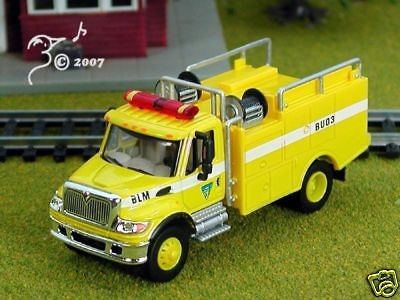 Diecast Brush Land Management Fire Truck HO 187 by Boley