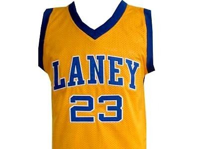 michael jordan laney high school jersey yellow new any size