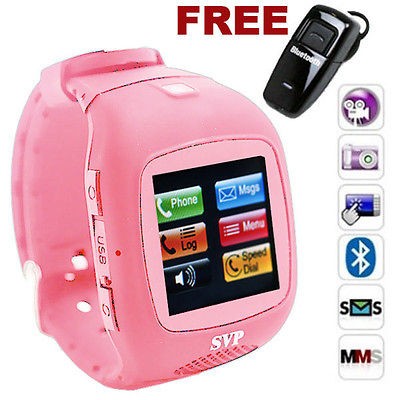 unlocked micro touch screen camera  gsm watch cell phone