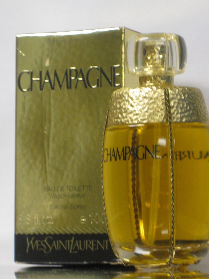 champagne yves saint laurent 3 3 edt spray nib rare