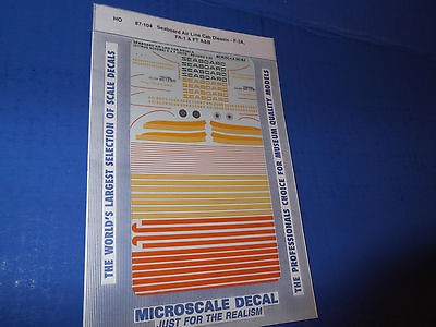 microscale seaboard cab diesels 87 104 new 