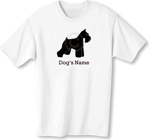 Miniature Schnauzer Dog * Personalized * T Shirt with Your Dogs Name