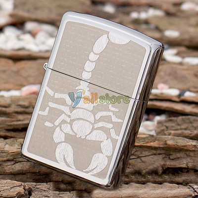 Zippo Hidden Scorpion Practical Decorative Cigarette Lighter 