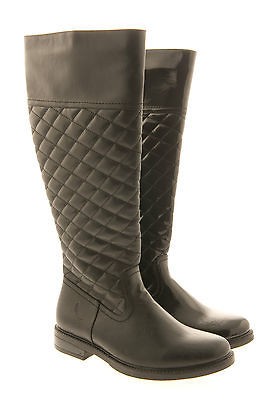   WOMENS RIDING BLACK WIDE FITTING CALF LEG BOOTS WINTER SNOW RAIN LYN