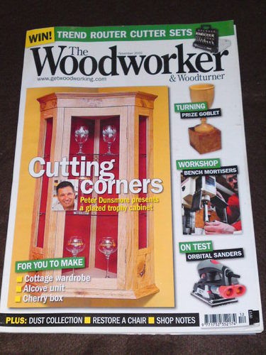 woodworker wood turner trophy cabinet feb 2009  9 61 buy it 