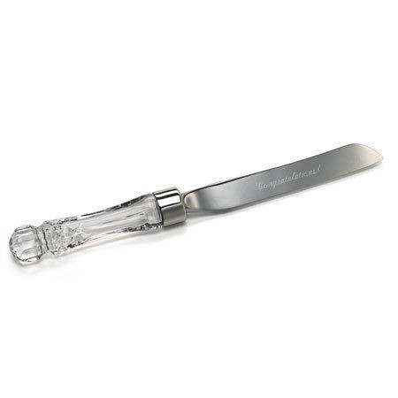 WATERFORD #7203180024 LISMORE BRIDAL KNIFE BNIB CRYSTAL CAKE SAVE 