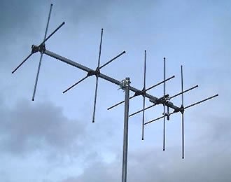 metre 8 element crossed yagi antenna 144 146mhz  192 35 