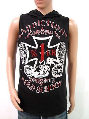   HOODIE SHIRT BIKER VINTAGE WEST COAST CHOPPERS BIKER CUSTOM MOTORCYCLE