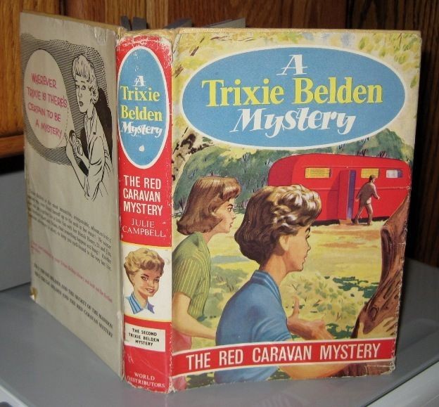 Trixie Belden UK Edition HB/DJ The Red Caravan Mystery ~ Hard to Find