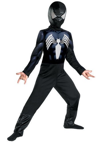   Suited Spiderman Costume Kids Venom Spider Man Costumes Size Small