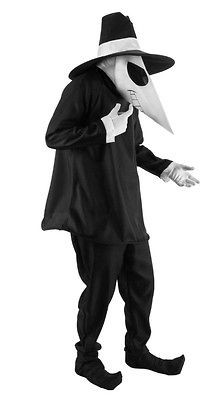 spy vs spy black costume adult new