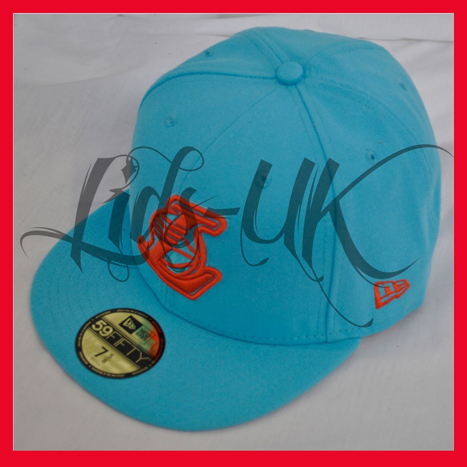 new era 59fifty los angeles nba lakers orange ice blue