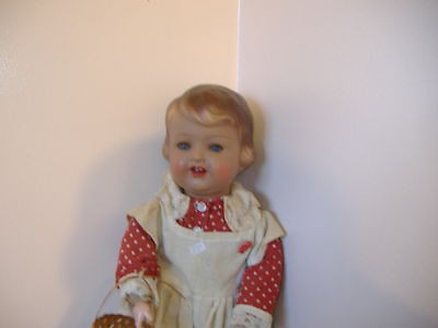 Vintage Bruno Schmidt pre war Doll, Germany, Porcellan +NEW PRICE+