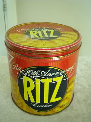 ritz crackers tin 1984 50th anniversary  4