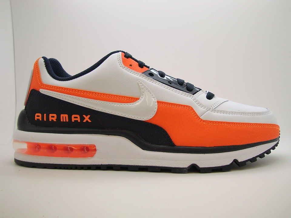 407979 180] Mens Nike Air Max LTD White Dark Obsidian Orange