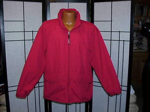 bean camaro red jacket mens m comfortably styled