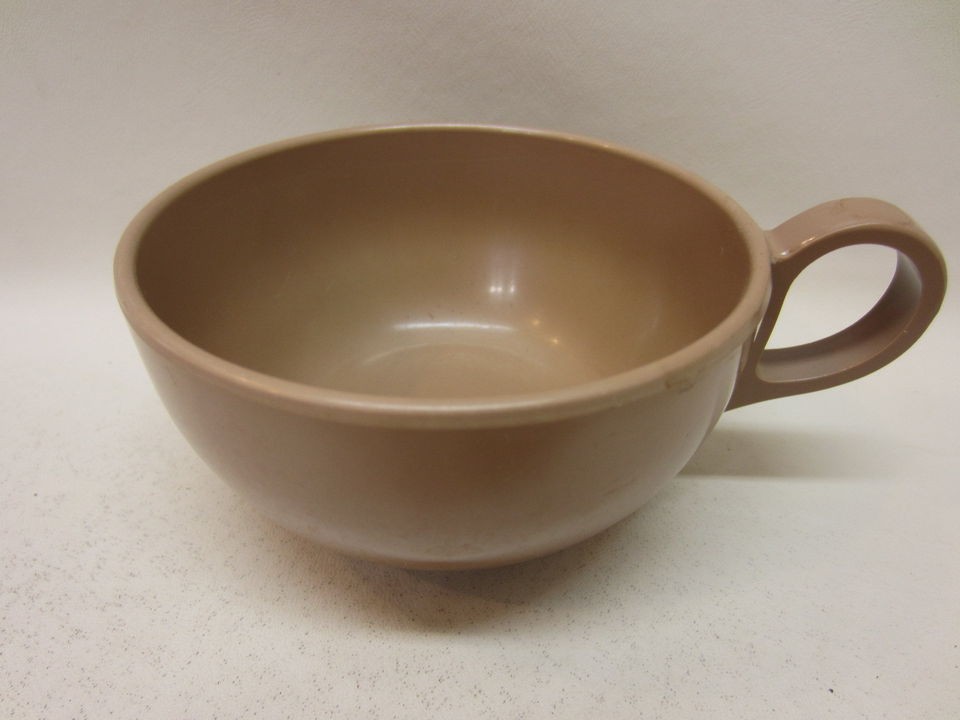 Melamine/Melma​c Vintage Brown Dinnerware Coffee/Tea Cup Replacement