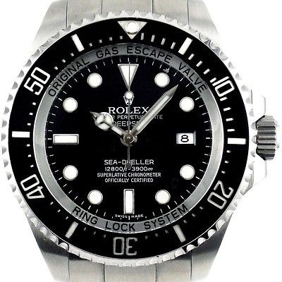 rolex deep sea dweller 44mm steel ceramic mens diving watch