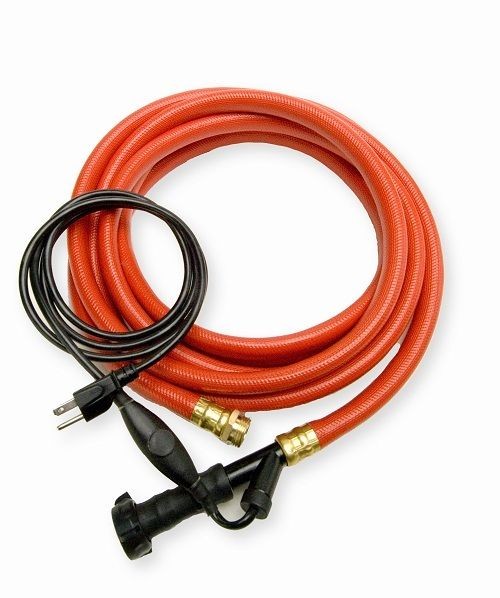 thermo heated hose 40 foot pvc no freeze