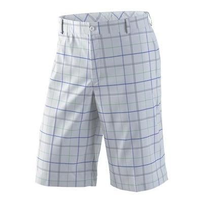  golf collection plaid pattern shorts white blue400774100 $ 65 mens 