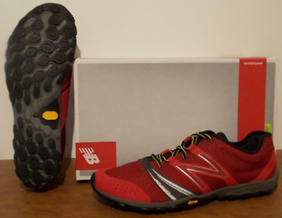 MENS NEW BALANCE VIBRAM MINIMUS V2 MT20RB2 RED / BLACK SIZE 9.5