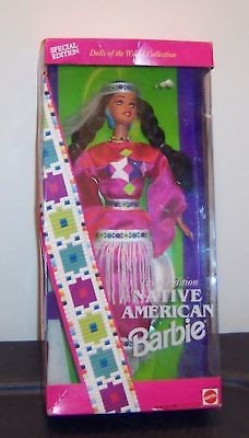 mattel 12699 native american barbie doll third edition returns 