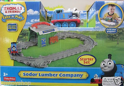 TAKE N PLAY Thomas and friends Sodor Lumber Company Portable Playset on ...